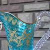 Art nouveau cristal couleur