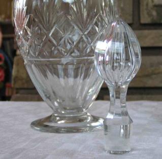 Bouchon carafe massenet cristal