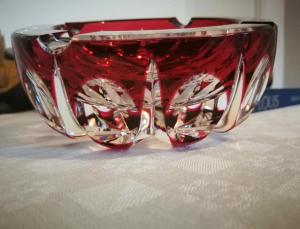 Cendrier cristal taille st louis