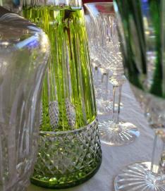 Chartreuse carafe tommy cristal