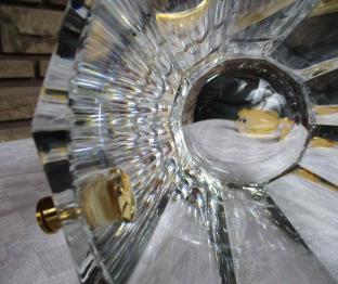 Cote plate cristal baccarat