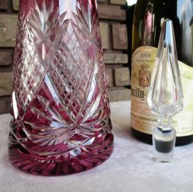 Cristal amethyste carafe saint louis