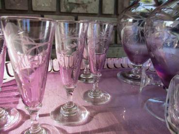 Cristal couleur verre ancien