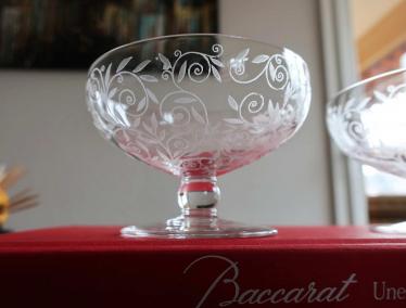 Cristal gravure stylisee baccarat