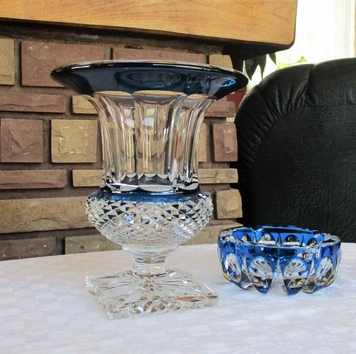 Vase Versailles, cristal de Saint Louis