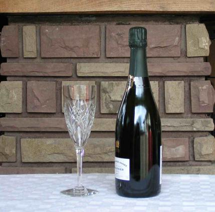 Flute champagne auvergne baccarat cristal