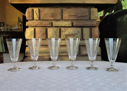 Flutes baccarat cristal ancienne