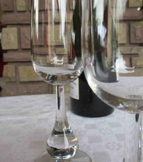 Flutes baccarat cristal clair