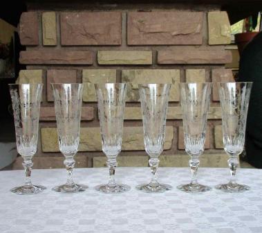 Flutes bologne cristal baccarat