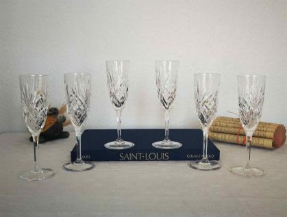 Flutes chantilly cristal saint louis