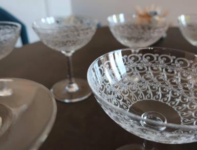 Old baccarat tableware combourg baccarat crystal