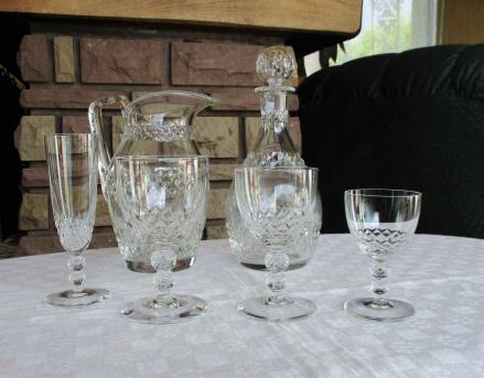 Orly cristal saint louis service verres