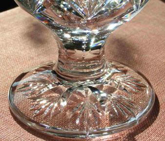 piedouche cristal verre saint louis