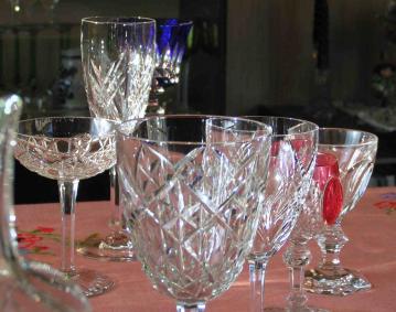 Reassortiment verres cristal