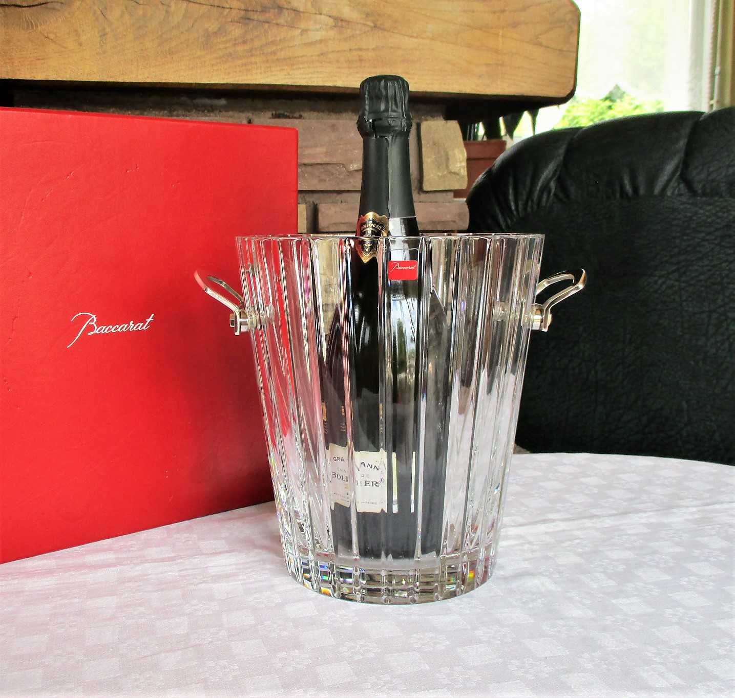 Seau à champagne Harmonie, cristal de Baccarat