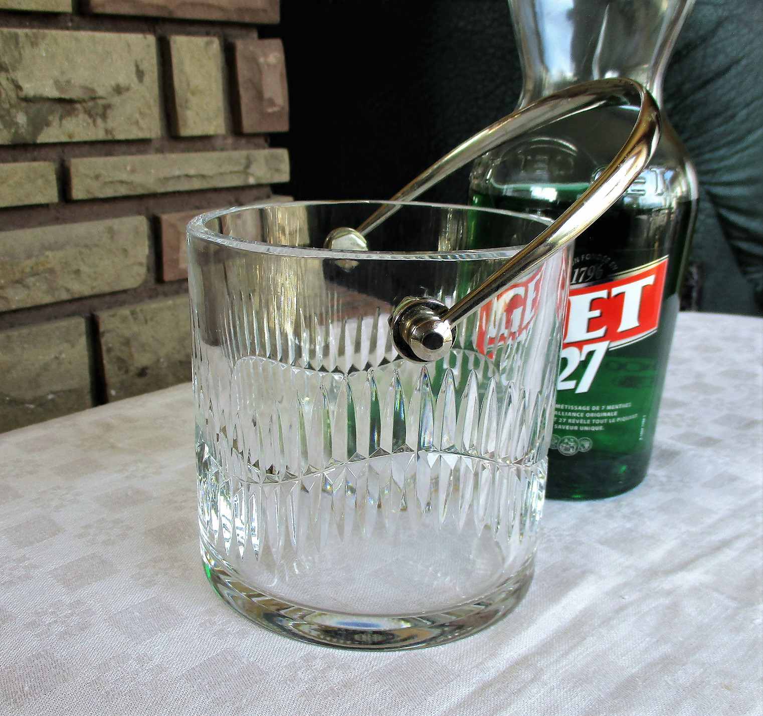Service Serpentine en cristal de Baccarat