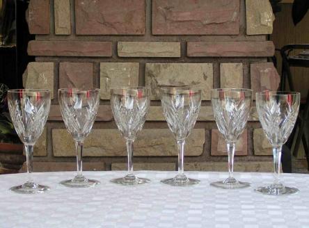 Service moderne baccarat verre