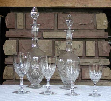 Service verre cristal massenet st louis