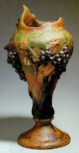 Vase aux raisins daum