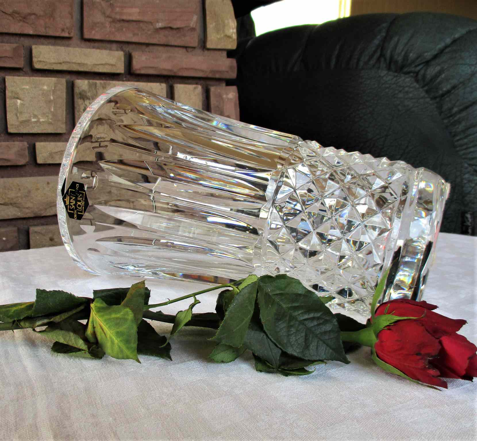 Vase Tommy en cristal de Saint Louis. Tommyssimo