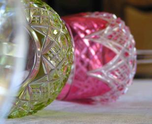 Verre couleur baccarat cristal colbert