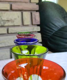 Verre couleur baccarat cristal