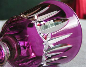 Verre cristal couleur baccarat