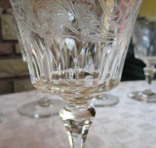 Verre eau baccarat