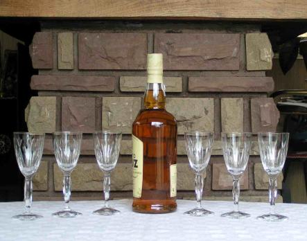Verre porto daum cristal moule