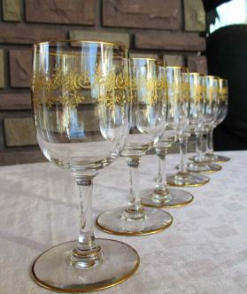 Verre sevigne or cristal baccarat