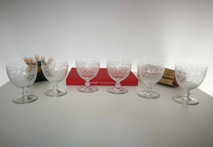 Verres cristal de baccarat rohan occasion