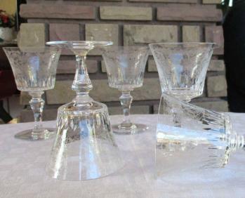 Verres parme baccarat