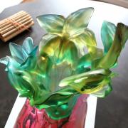 Amaryllis daum vase decoration pate cristal
