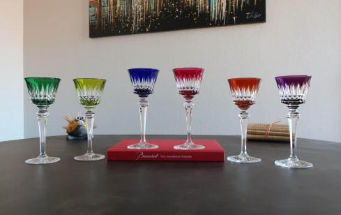 Baccarat buckingham roemers verres de couleurs
