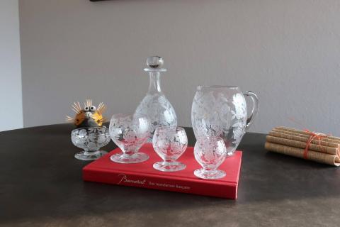 Baccarat fontenay coupe verres carafe broc