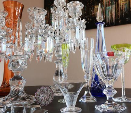 Baccarat saint louis daum lalique cristal