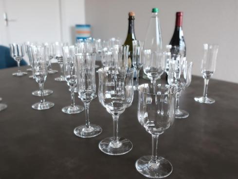 Baccarat service verres cristal capri