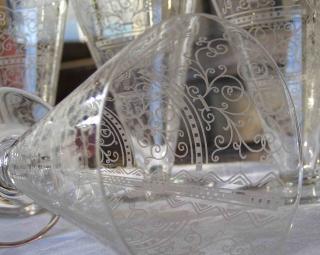 Baccarat verre conique cristal
