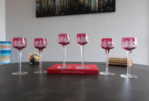 Baccarat verre vin du rhin roemers cristal