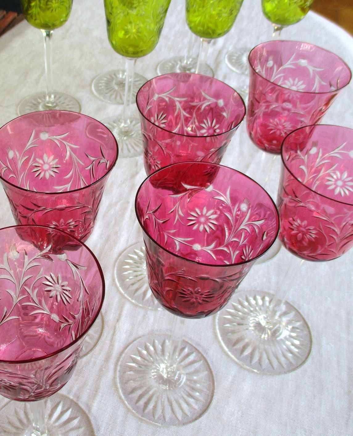 Taillegravure, cristal ancien Baccarat