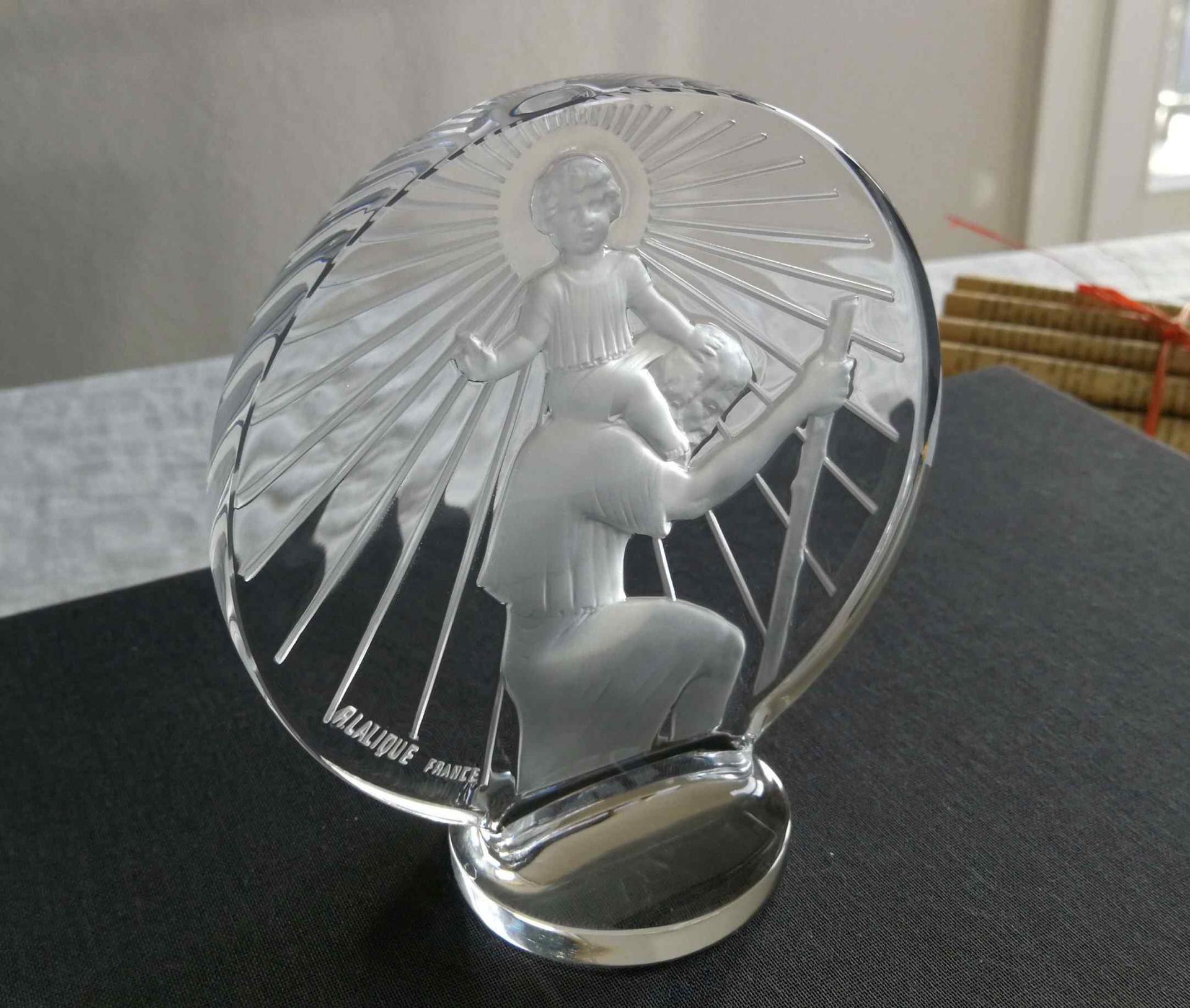 Saint-Christophe, mascotte. Lalique