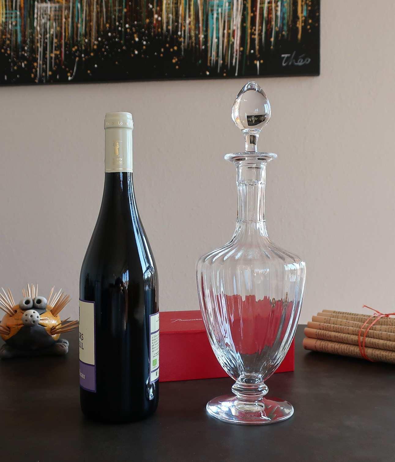 Carafe cristal Baccarat, Naples.