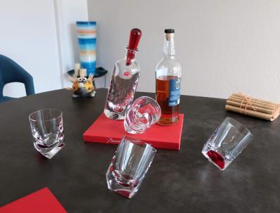 Carafe verres whisky baccarat cristal marque
