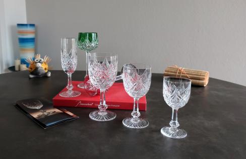 Collection service verres cristal colbert baccarat arts de la table