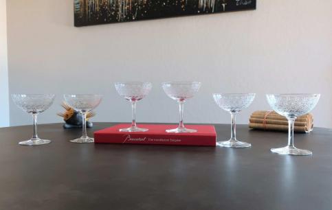 Coupe champagne baccarat cristal ancien combourg