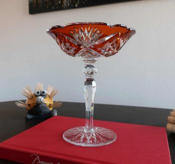 Coupe sur pied cristal baccarat