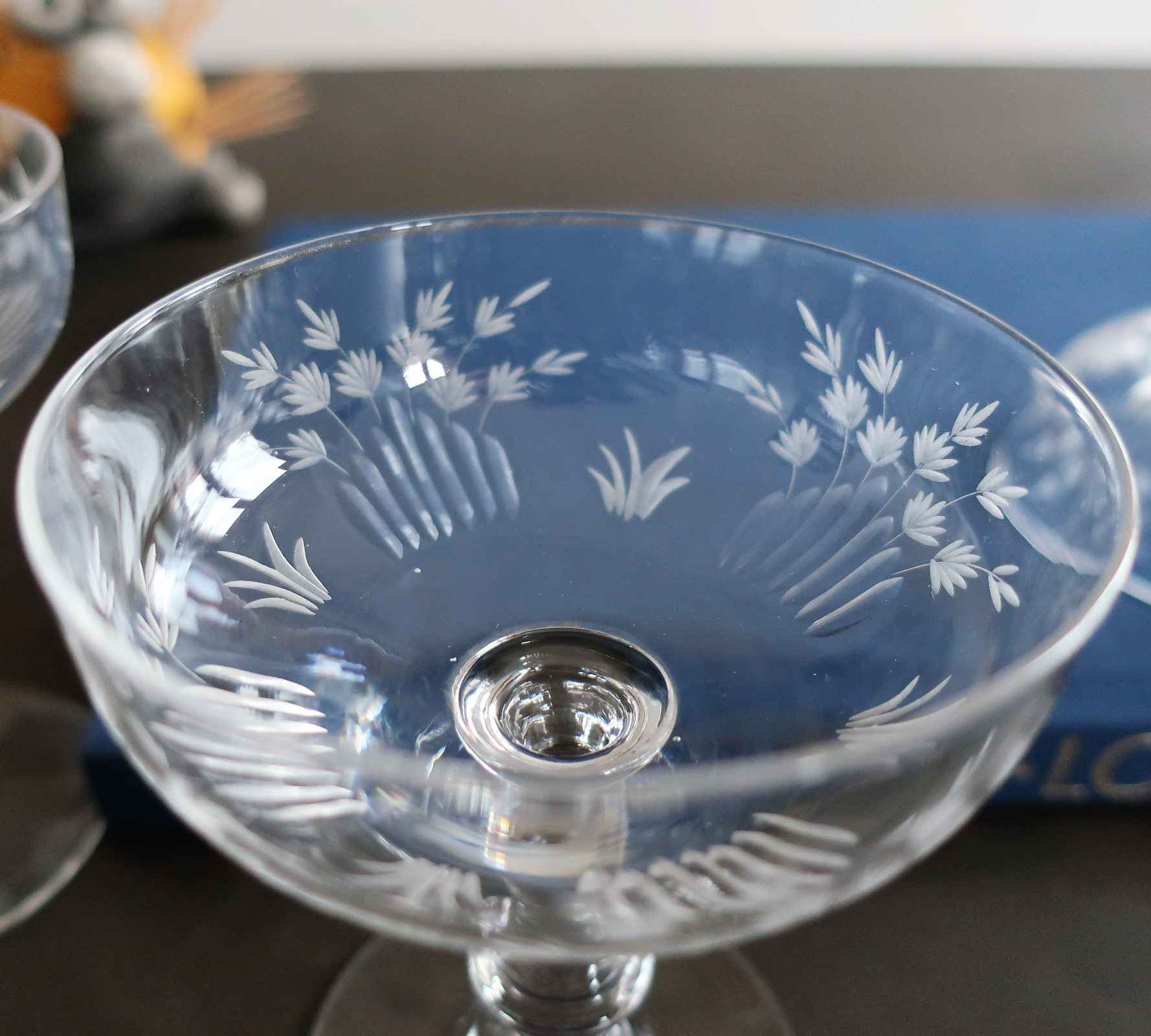 Service Metz taille gravure, cristal Saint Louis