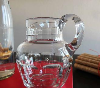 Cristal baccarat broc a eau ancien