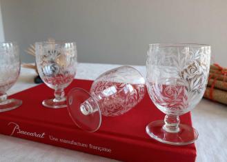 Cristal baccarat verre ancien golfe juan