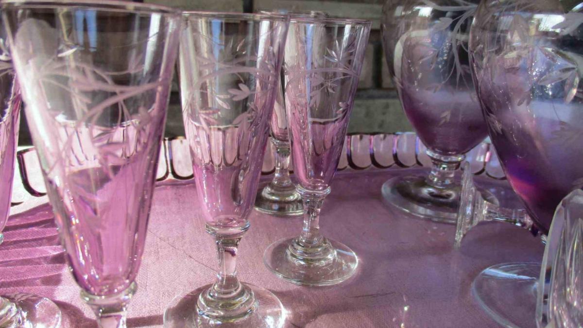 Verres en cristal anciens sur Prestivilege